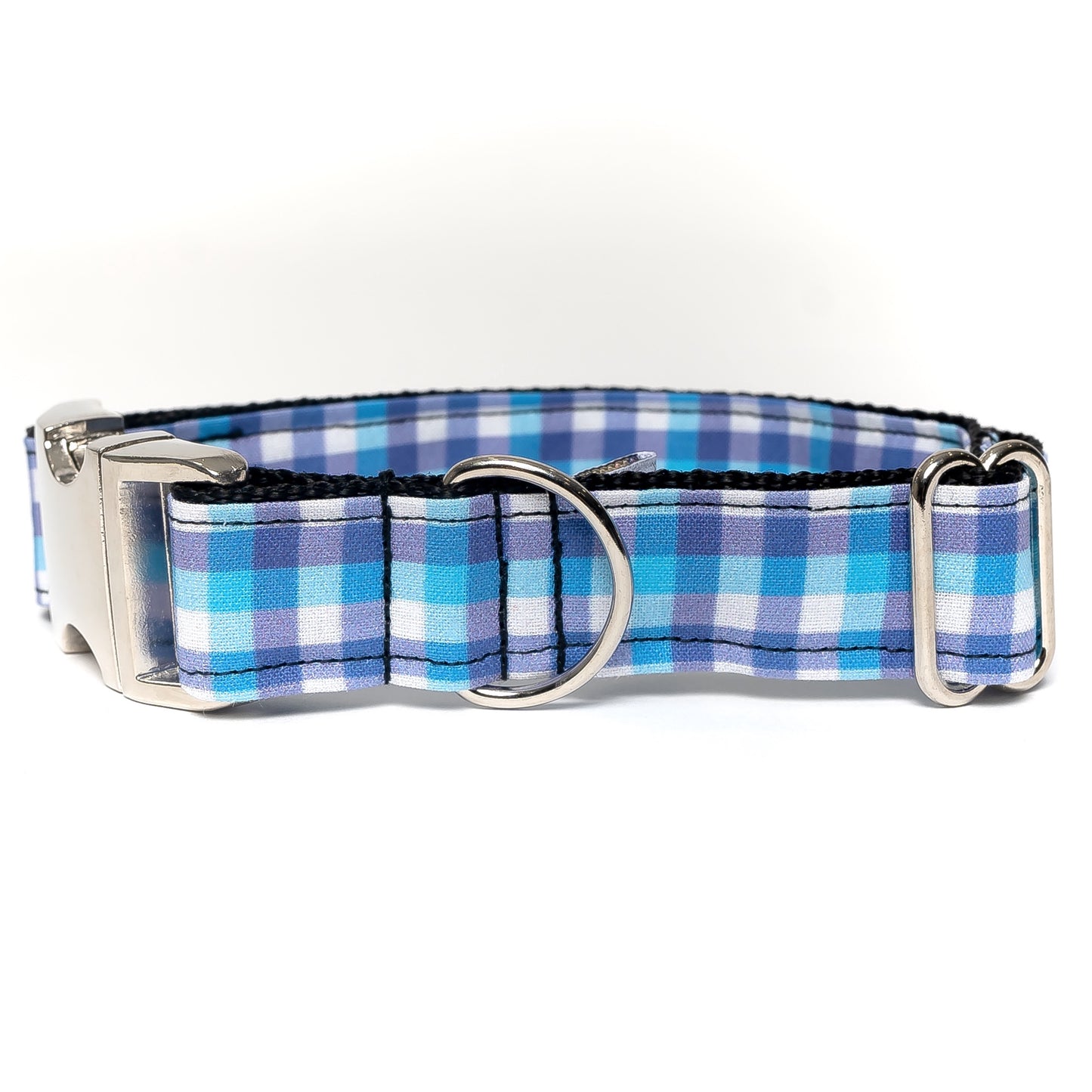 BLUE PLAID - DOG COLLAR