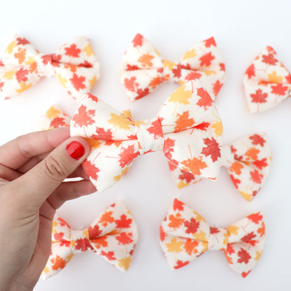 20 FALL/THANKSGIVING ELASTIC BOW TIES (WHOLESALE)