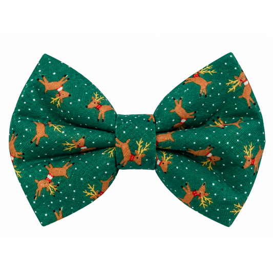 REINDEER -  DAPPER DEXTER DOG BOW TIE