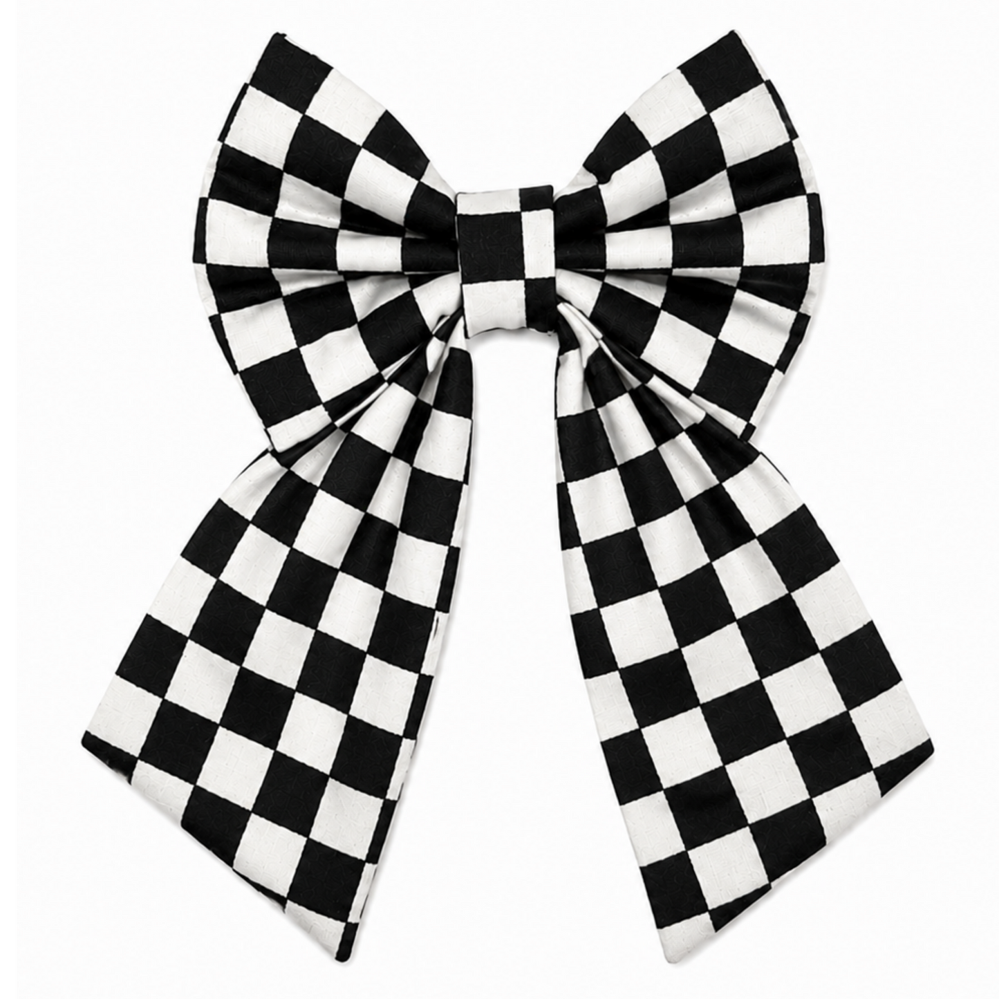 BLACK AND WHITE CHECKERED - SAILOR BOW