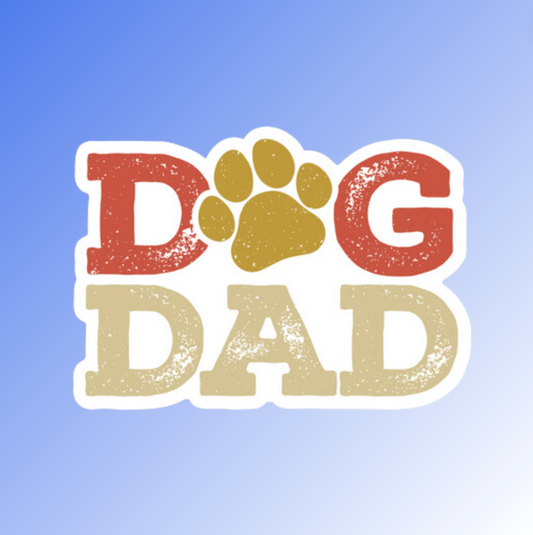 DOG DAD - STICKER