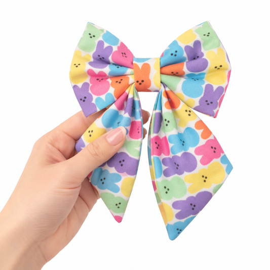 EASTER MARSHMALLOW BUNNY - SAILOR BOW