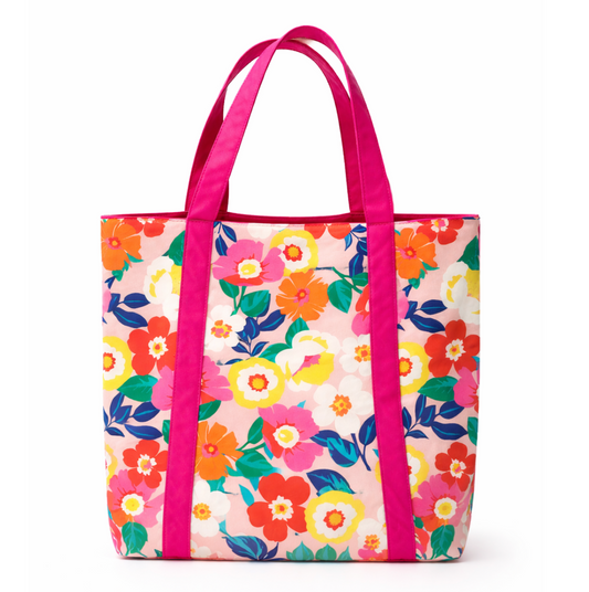 HANDMADE BAG - HAWAIIAN FLORAL PATTERN