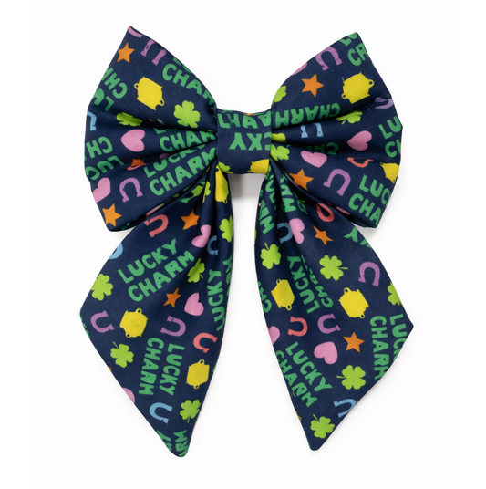 NAVY BLUE LUCKY - SAILOR BOW