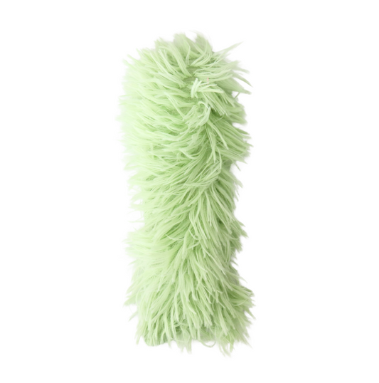 MINT GREEN PLUSH (LARGE) CAT TOY