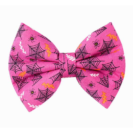 SPIDER WEB- DAPPER DEXTER DOG BOW TIE