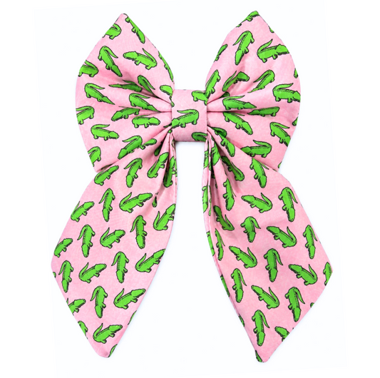 PINK ALLIGATORS - SAILOR BOW