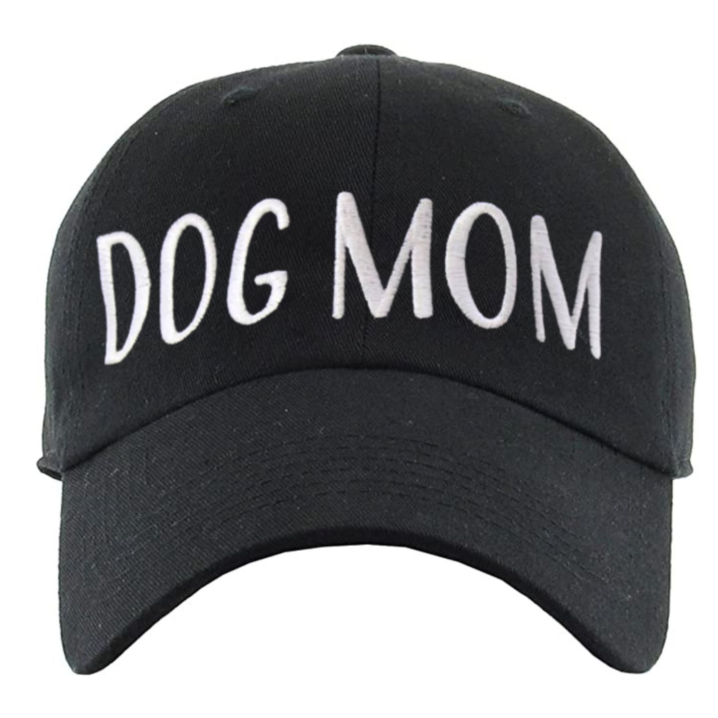 DOG MOM NON DISTRESSED BLACK HAT- BY DAPPER DEXTER