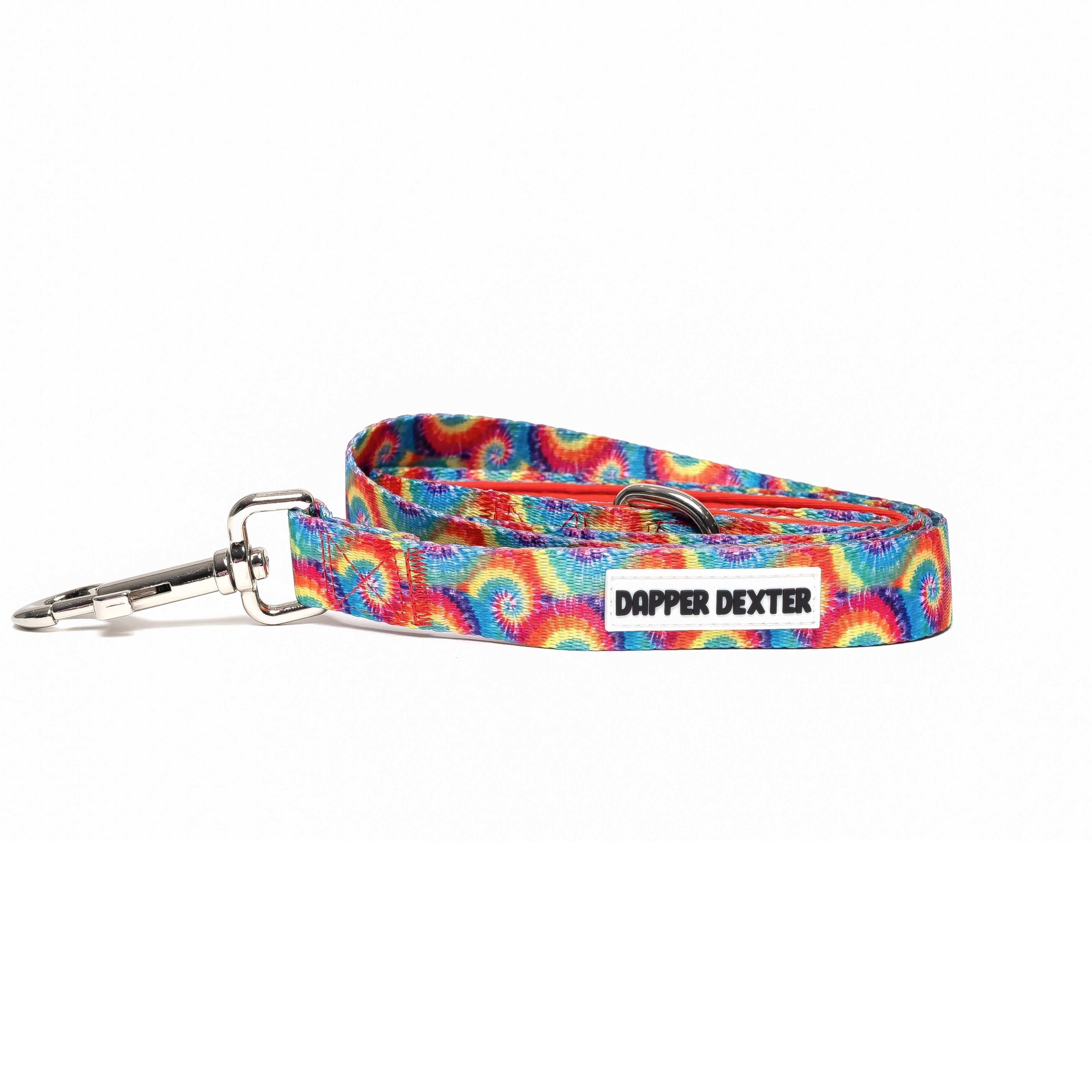 RAINBOW TIE DYE DOG LEASH