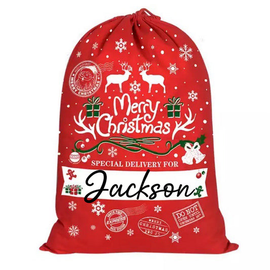 RED MERRY CHRISTMAS - GIFT BAG