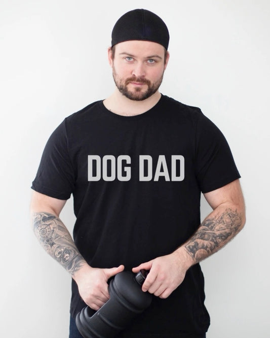 DOG DAD - BLACK TSHIRT