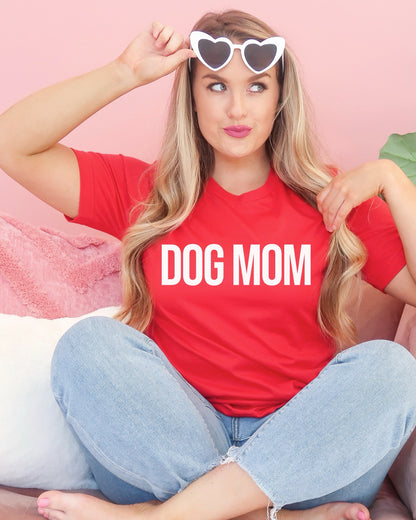 DOG MOM - RED TSHIRT