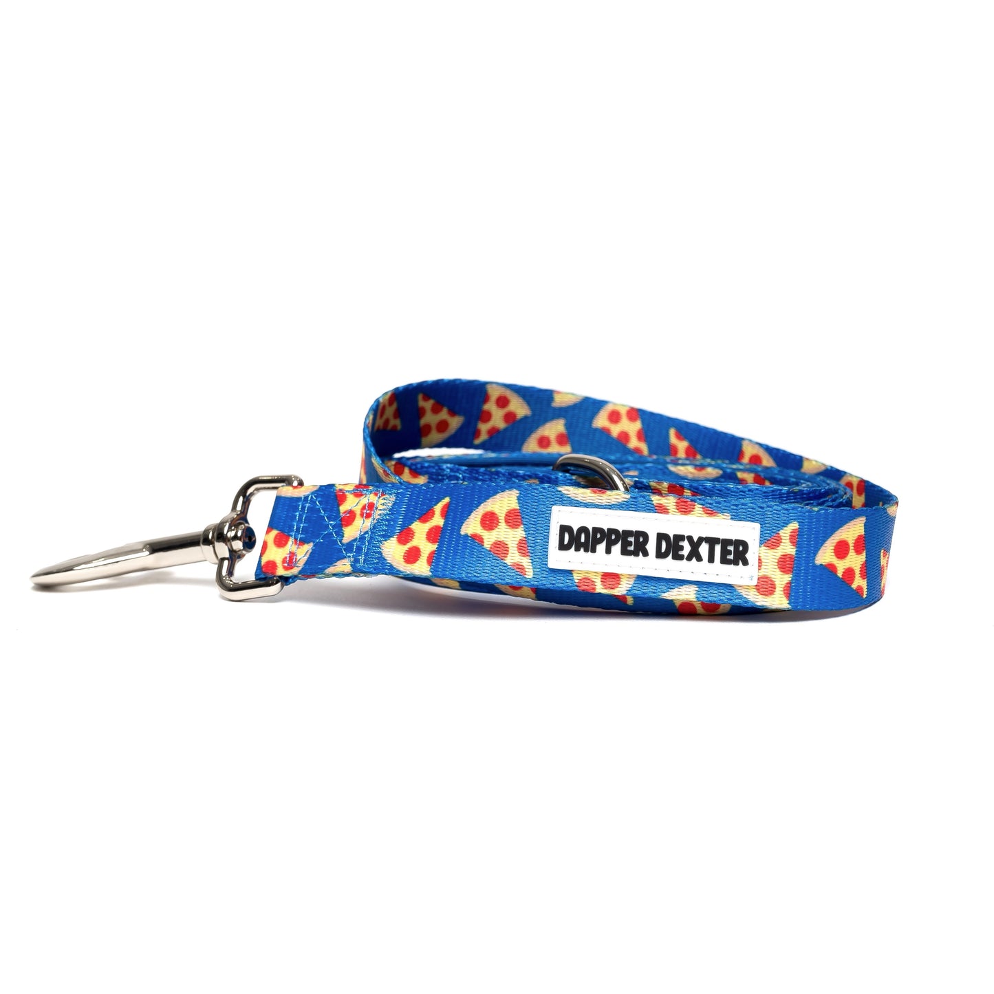 ROYAL BLUE PIZZA DOG LEASH