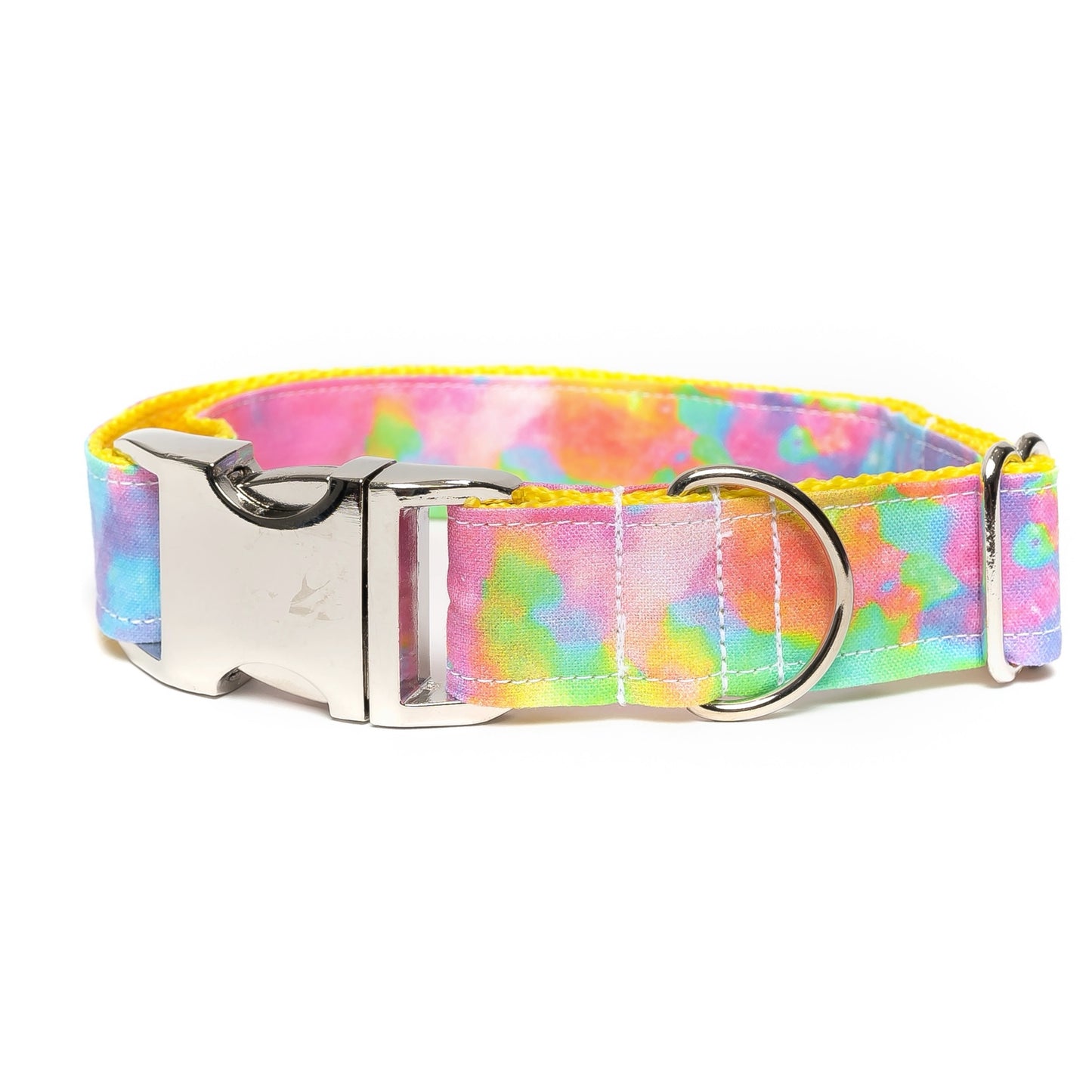 NEON TIE DYE - DOG COLLAR