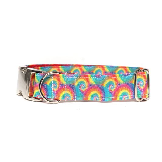 RAINBOW TIE DYE - DOG COLLAR